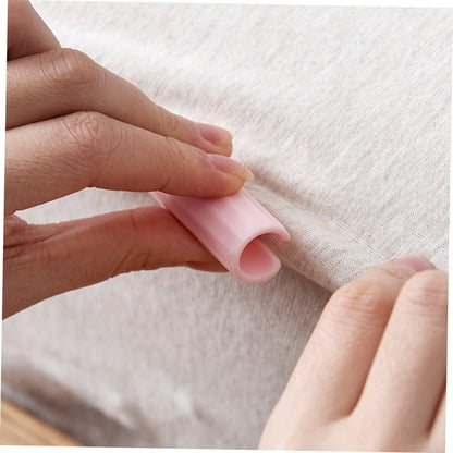 6 Pack Silicone Sheet Holders Anti-Slip Bed Sheet Clips for Mattress & Duvet V1258-DP02-BOL-85