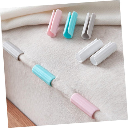 6 Pack Silicone Sheet Holders Anti-Slip Bed Sheet Clips for Mattress & Duvet V1258-DP02-BOL-85