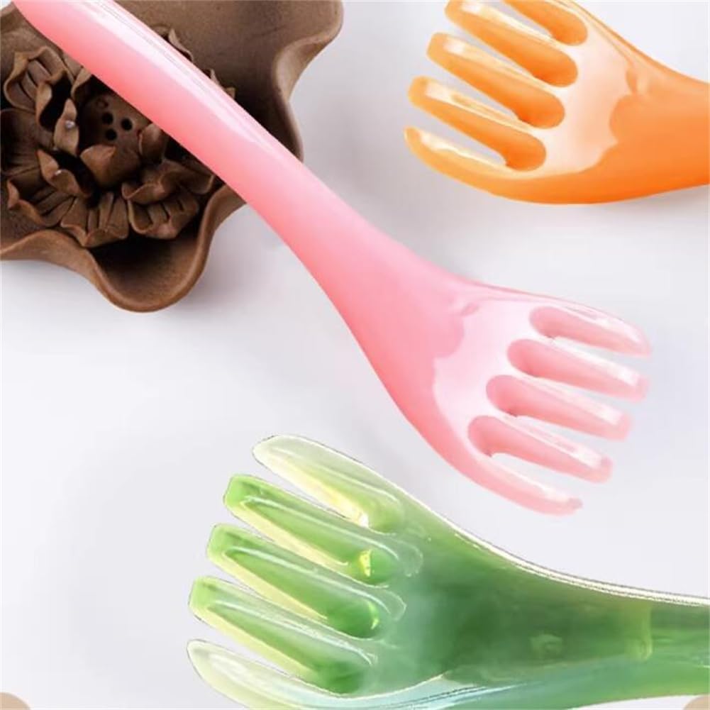 3 Piece Facial Massage Tool Set 5 Claw Face Scraper Scalp Massage Comb Body Scraper Stick for Back Neck Face V1258-DP02-BOL-86