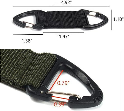 6-Piece Triangular Carabiner Hooks Set 3 Colors Multi-functional for Keys Outdoor Use and Organizing V1258-DP02-BOL-9