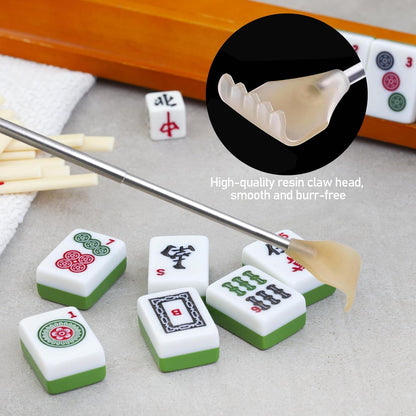 4 Piece Metal Extendable Mahjong Handles for Mahjong Sets and Accessories Enhance Game Feel and Smoothness V1258-DP02-BOL-90