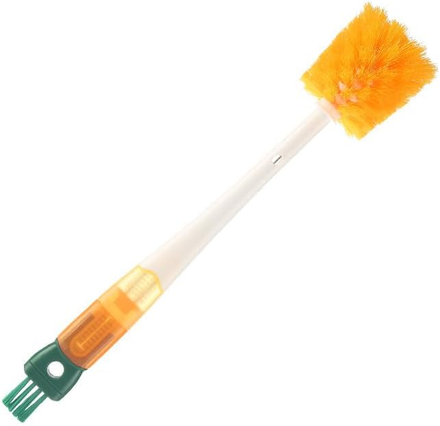5-in-1 Bottle Brush Set Multifunctional Cleaning Kit with Straw Brush and Lid Cleaner Yellow V1258-DP02-BOL-93