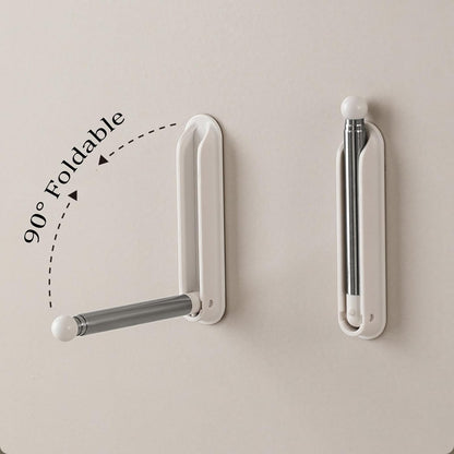 Foldable Clothes Hanger Holder Magnetic Self Adhesive Space Saving Organizer for Hangers 1 Piece V1258-DP02-BOL-97