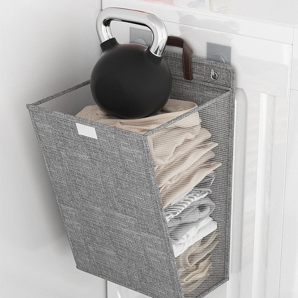 Foldable Laundry Basket with Sturdy Handles - Waterproof Clothes Washing Container - Space Saving Design V1258-DP02-BOL-98
