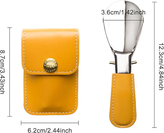 1 Piece Stainless Steel Shoe Horn Durable Extra Strong Yellow V1258-DP02-BOL-99