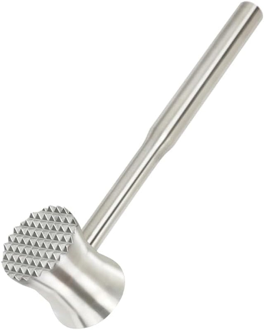 Meat Tenderizer Tool, 304 Stainless Steel Meat Mallet, 0.8lb Heavy Duty, 2 in 1 Meat Pounder for Beef, Steak, V1258-DP02-C-10