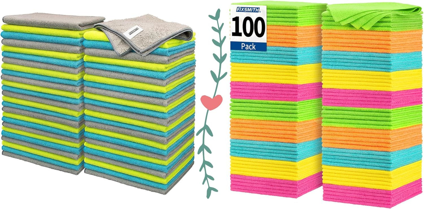 Microfiber Cleaning Cloth - Pack of 50, Multi-Functional Towels, Size: 12 x 16 in& Microfiber Cleaning Cloth V1258-DP02-C-1008