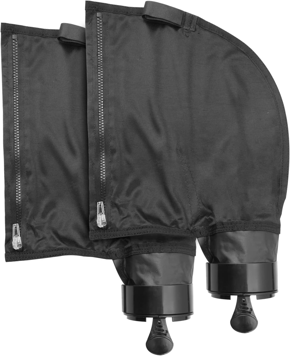 Black Nylon Mesh Pool Cleaner Bags,All Purpose Filter Bag K13 K16 with Zipper Replacement for Polaris 280 and V1258-DP02-C-1020