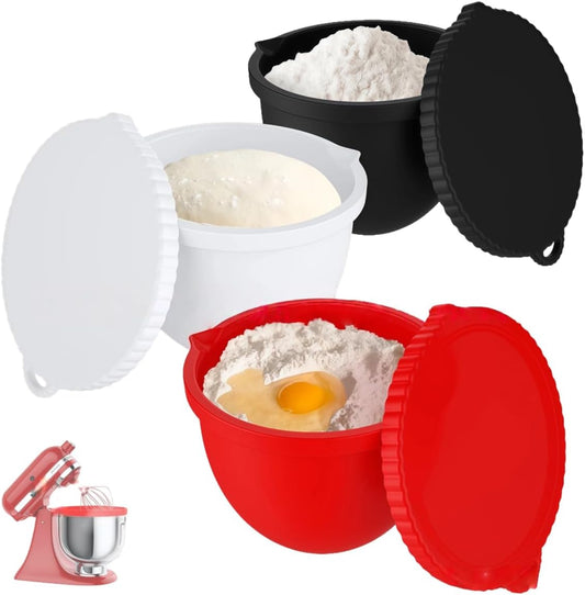 Upgraded Silicone Bowl Liners for KitchenAid 5 Qt Mixers,Thickened Silicone Liners Fits Tilt-Head Stand V1258-DP02-C-1028