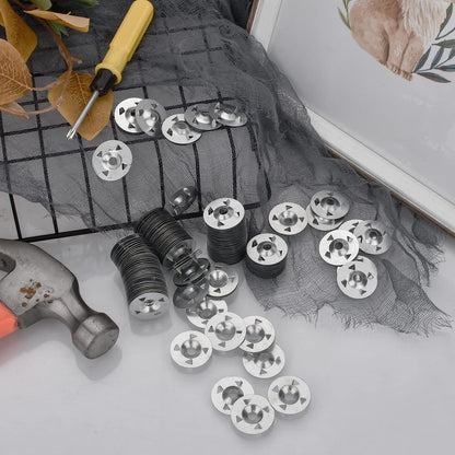 600Pcs Foam Board Fasteners - 1-1/8 Inch Metal Washers for Fixing Installation V1258-DP02-C-1031