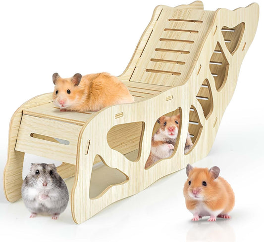 Hamster Hideout Climbing Ladder and Tunnel for Burying in Bedding or Connecting with Accessories V1258-DP02-C-1034