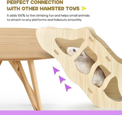 Hamster Hideout Climbing Ladder and Tunnel for Burying in Bedding or Connecting with Accessories V1258-DP02-C-1034