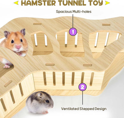 Hamster Hideout Climbing Ladder and Tunnel for Burying in Bedding or Connecting with Accessories V1258-DP02-C-1034