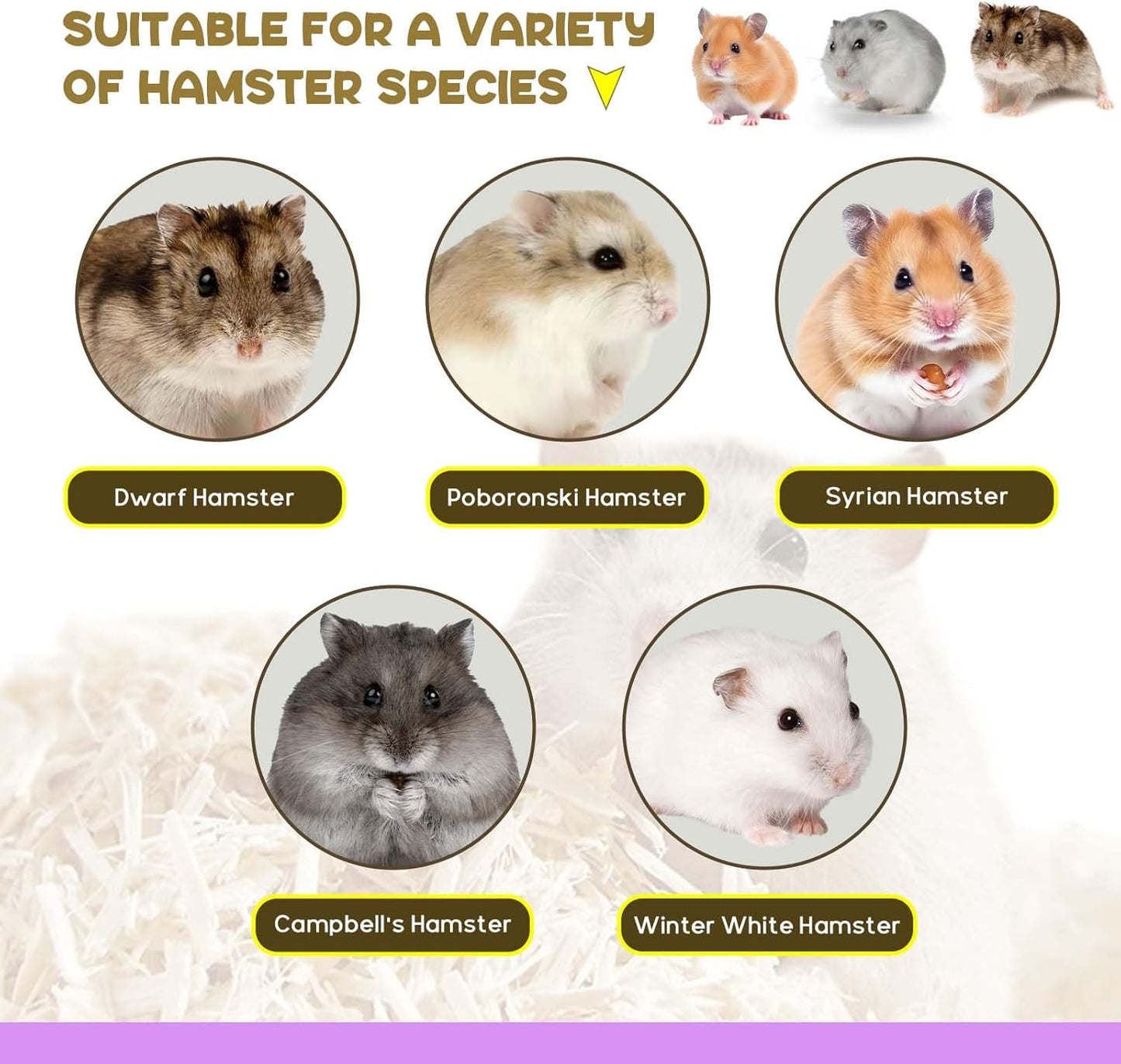 Hamster Hideout Climbing Ladder and Tunnel for Burying in Bedding or Connecting with Accessories V1258-DP02-C-1034