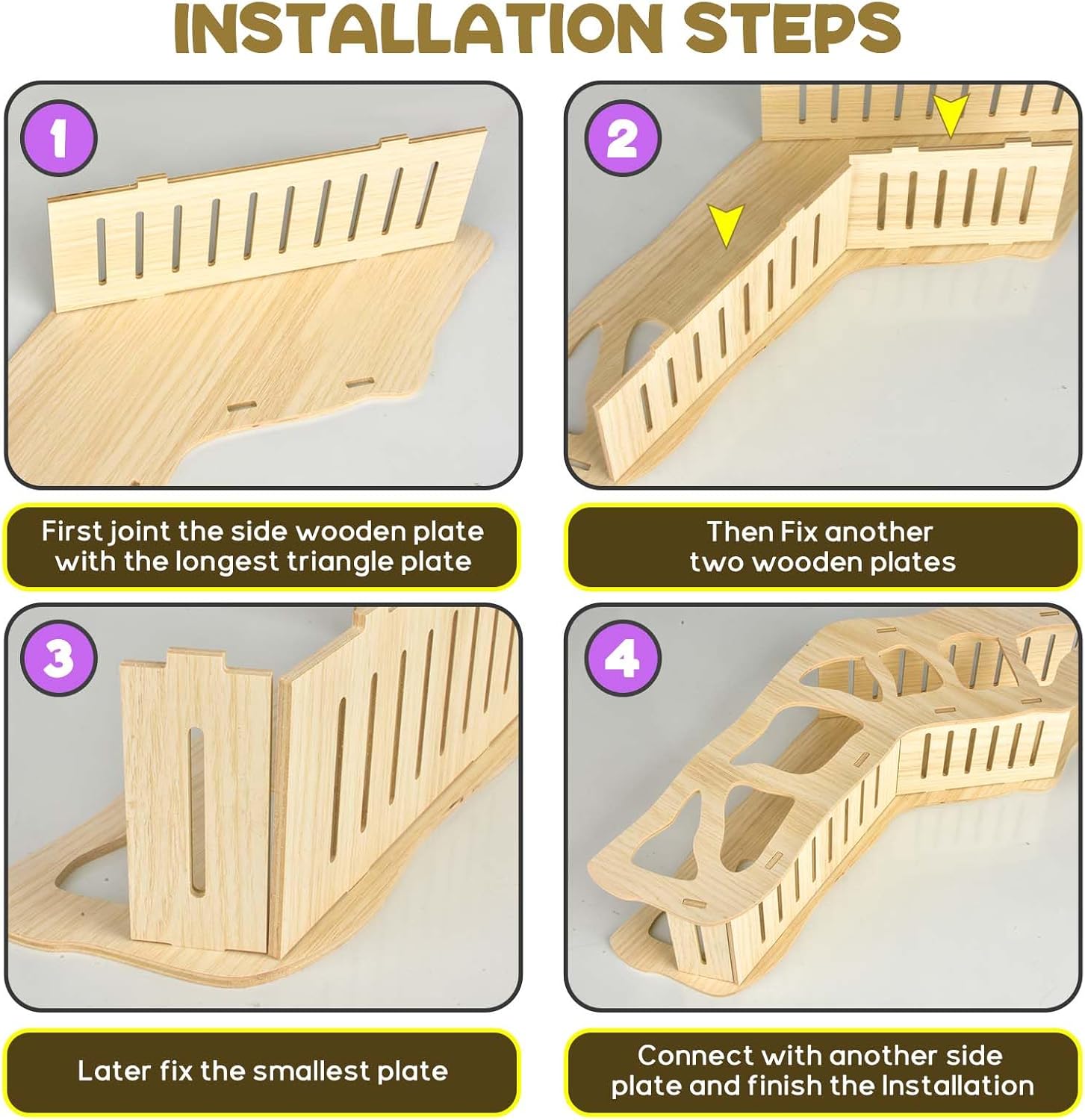 Hamster Hideout Climbing Ladder and Tunnel for Burying in Bedding or Connecting with Accessories V1258-DP02-C-1034