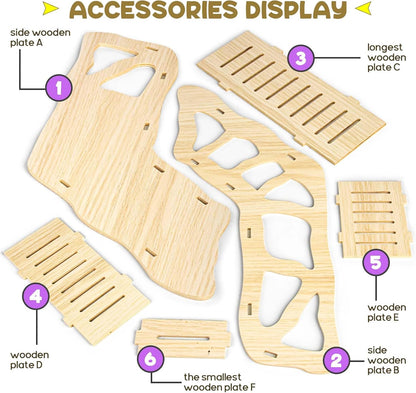 Hamster Hideout Climbing Ladder and Tunnel for Burying in Bedding or Connecting with Accessories V1258-DP02-C-1034