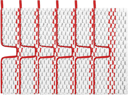 6 Pack Washable Microfiber Spray Mop Refills Compatible with O-Cedar ProMist MAX Spray Replacement Mop Pads V1258-DP02-C-1046