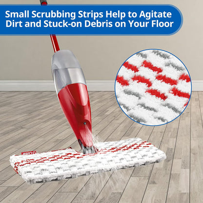 6 Pack Washable Microfiber Spray Mop Refills Compatible with O-Cedar ProMist MAX Spray Replacement Mop Pads V1258-DP02-C-1046