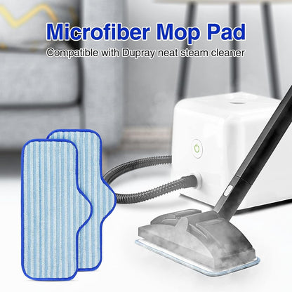 6 Pack Microfiber Pads Compatible with Dupray Neat Steam Cleaner, Durable, Reusable and Machine Washable V1258-DP02-C-1048