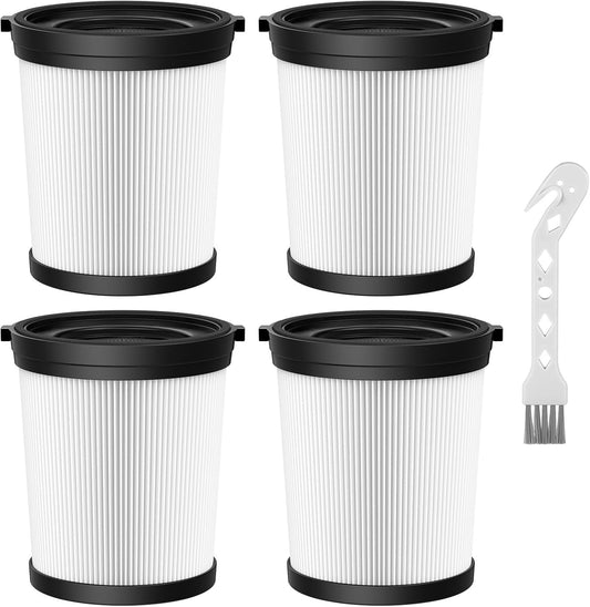 4 Pack FSV001 HEPA Filter Compatiable with Fabuletta FSV101, FSV001, VacLife VL732, Girnoor G160&G165, Afodd V1258-DP02-C-1053