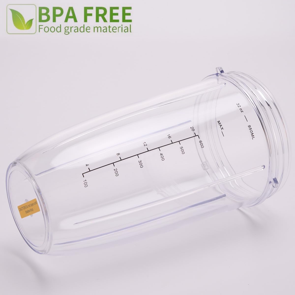 [UPGRADE] Replacement 32oz Blender Cups & Blade Part Compatible with NutriBullet 600w/900w Blender (5 Pieces) V1258-DP02-C-1064