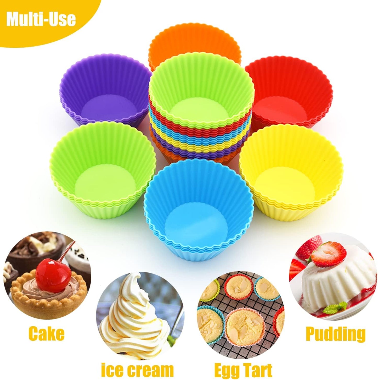 Cupcake Liners Standard Baking Cups Muffin Paper Cases V1258-DP02-C-1076