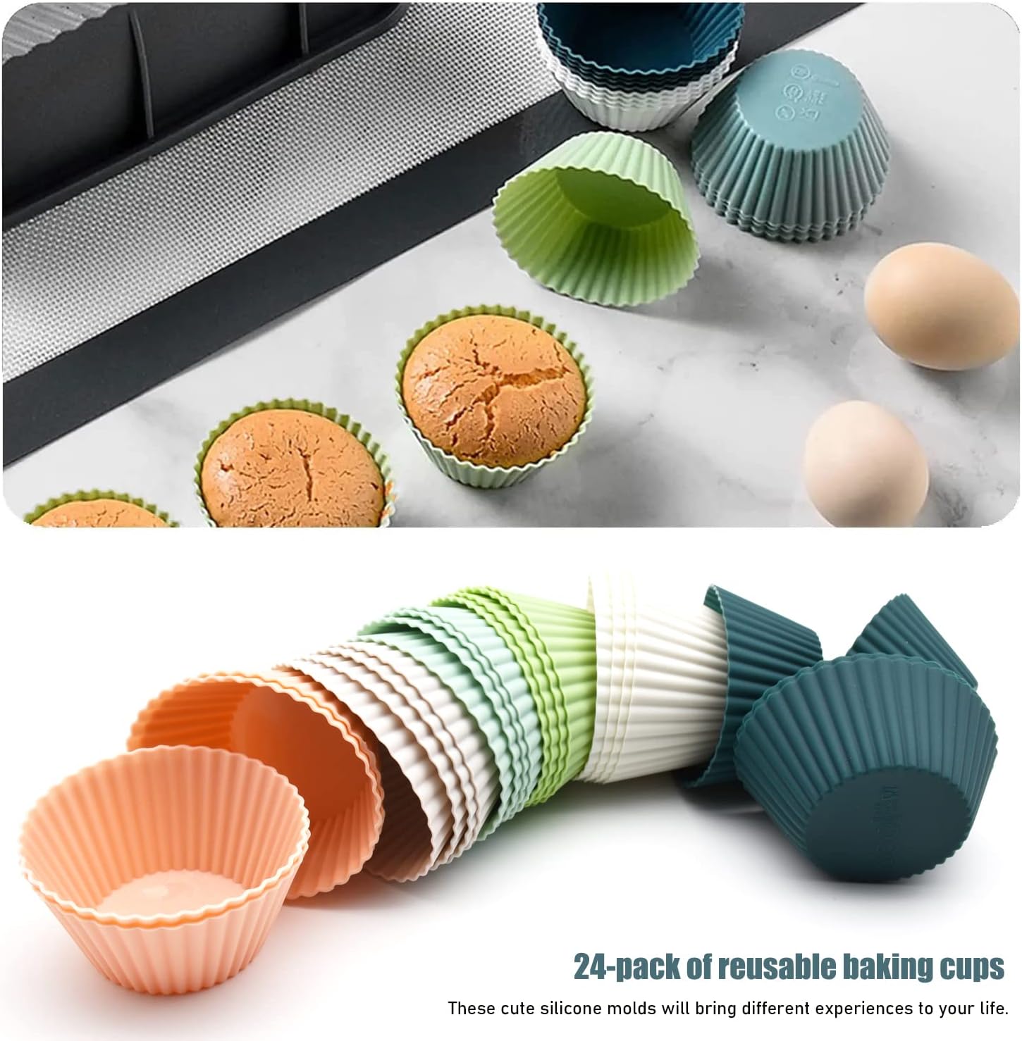 Cupcake Liners Standard Baking Cups Muffin Paper Cases V1258-DP02-C-1077