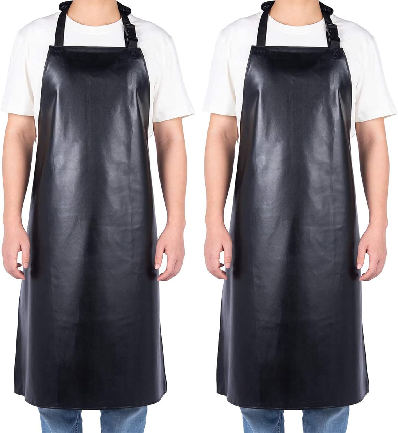 Waterproof Rubber Vinyl Apr for Unisex Adult, Adjustable, Lightweight, Chemical Resistant Extra Lg Work Apr V1258-DP02-C-1078