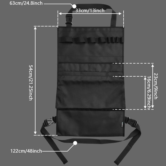 Homakover Car Seat Organizer, Blueprints Car Organizer, Maps Holder, Drawings Car Pockets, Artwork Car V1258-DP02-C-1109