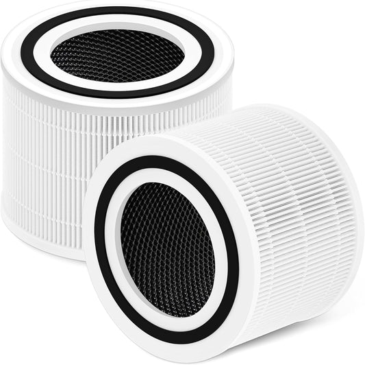 Core 300 Replacement Filter for LEVOIT Core 300S and Core 300-P Air Purifier, 3-in-1 H13 True HEPA Filter V1258-DP02-C-1165