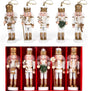 5PCS Nutcracker Christmas Decor, Wooden Nutcracker Hanging Ornaments Soldier for Christmas Tree Gift Shelves V1258-DP02-C-1193