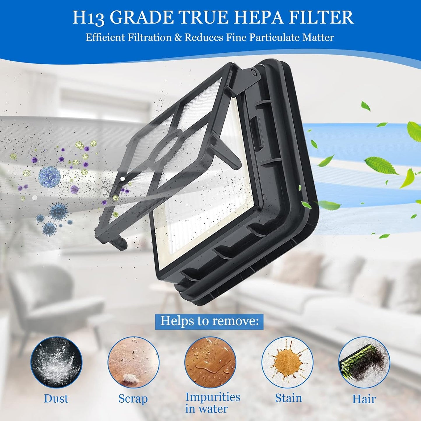 Filter Brush Replacement Compatible with Bissell CrossWave V1258-DP02-C-1202