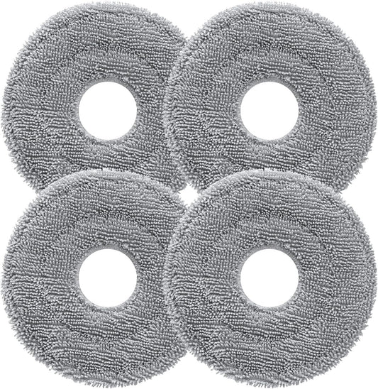 Rotating Mop Cloth for Saros 10R & Saros Z70 Robot Vacuum Cleaner, 4PCS High-Absorbency Microfiber, 200 RPM V1258-DP02-C-1212