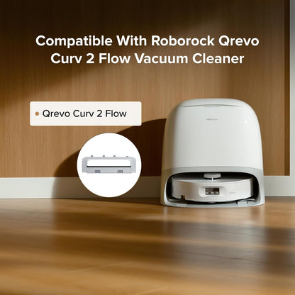 Main Brush Cover for Qrevo Curv 2 Flow Robot Vacuums, Light Gray V1258-DP02-C-1215