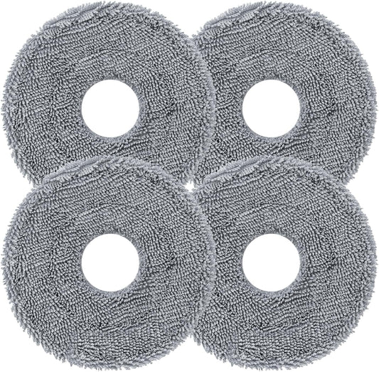 Rotating Mop Cloths for Saros 20 (4-Pack), 200 RPM Scrubbing, 30-Level Water Adjustment, Compatible with 212 V1258-DP02-C-1216