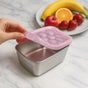 3-Pack Small (2.5 CUP) Stainless Steel Snack Containers (Cartoon, Blue) V1258-DP02-C-1227