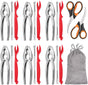 20-piece Seafood Tools Set includes 6 Crab Crackers, 6 Lobster Shellers, 6 Crab Leg Forks/Picks and 2 Seafood V1258-DP02-C-124