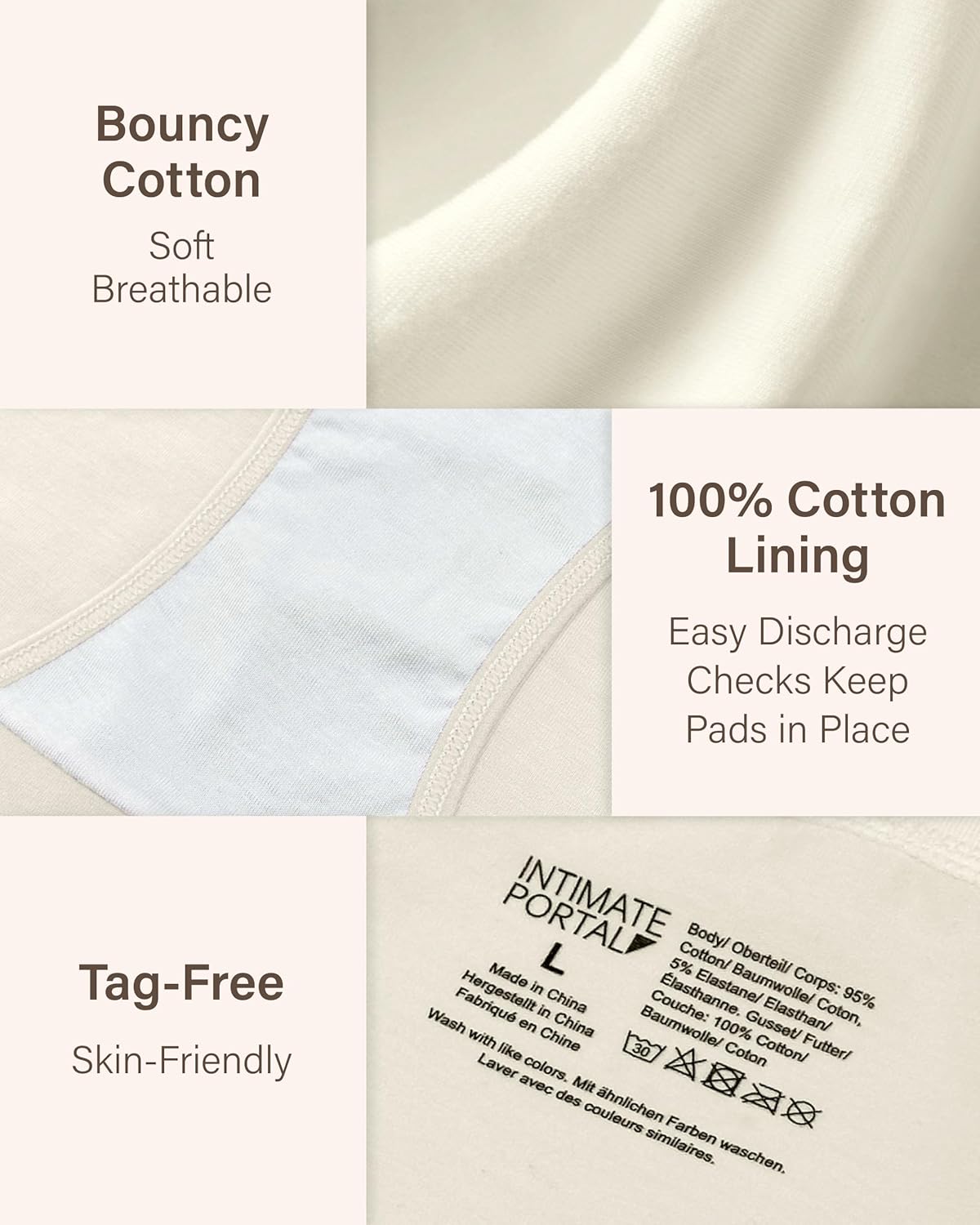 Cotton Maternity Underwear Under Bump Women Pregnancy Bikini Panties V1258-DP02-C-1258