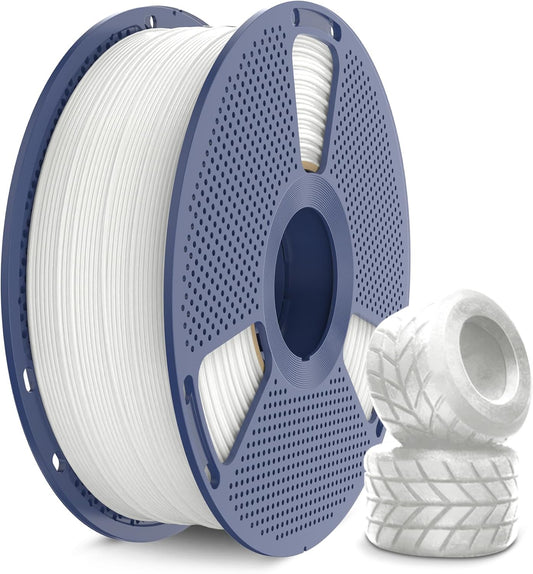 TPU 3D Printer Filament 1.75mm, Flexible 95A TPU Filament, 1KG Soft 3D Filament for Fast Printing, V1258-DP02-C-1266