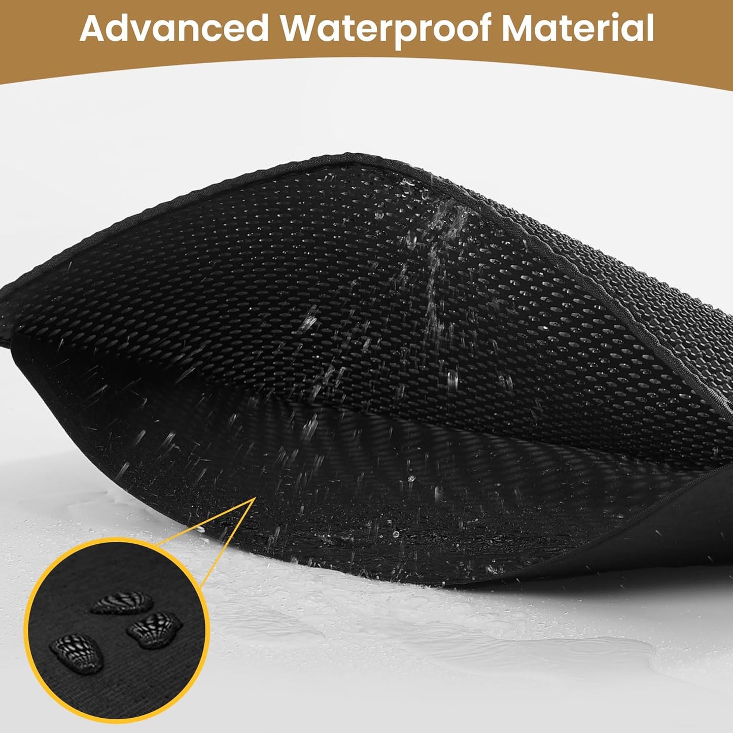 Cat Litter Mat Trapper - 60x45cm Double-Layer Honeycomb Design, Waterproof & Urine-Proof, Traps Litter to V1258-DP02-C-1280