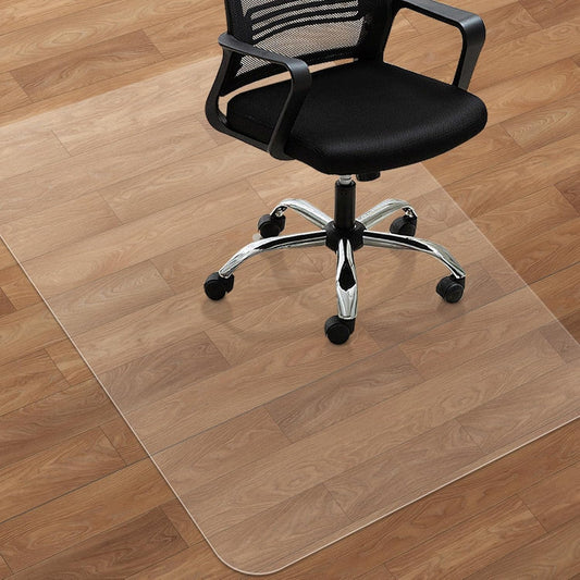Office Chair Mat for Hard Wood Floors - 30"x48" Heavy Duty Anti-Slip Hardwood Floor Protector Rug - Easy Clean V1258-DP02-C-1282