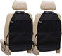 Car Seat Protector Large Kick Mat 2 Pack Durable Water Resistant Auto Seat Back Covers with 2 Mesh Pockets V1258-DP02-C-1312