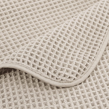 430 GSM Microfiber Oversize Quick Dry Lint Free Bath Towel, 60 x 30 in, 4 Pack (Waffle Weave) V1258-DP02-C-1315
