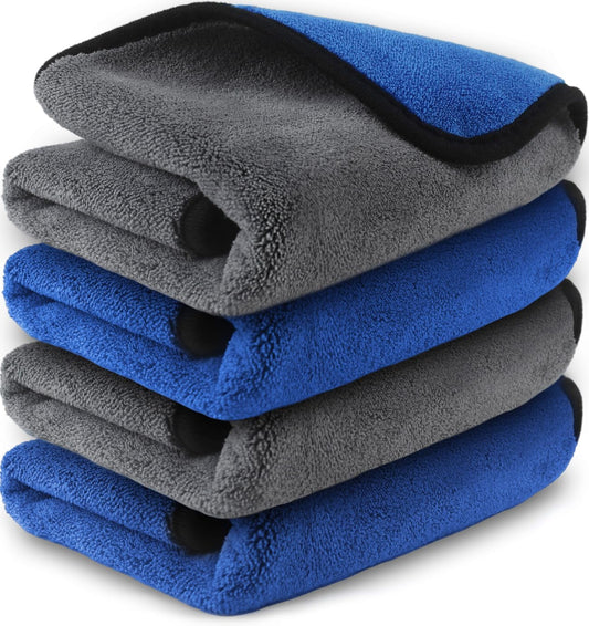 Microfiber Car Drying Towels 800GSM Thick Plush Cleaning Cloths Auto Detailing Quick Dry Wash Cloth for V1258-DP02-C-1323