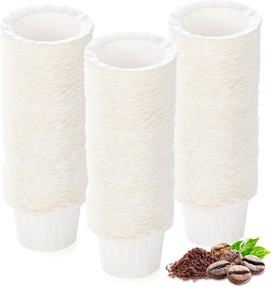 Disposable Paper Coffee Filters, Keurig K Cup Paper Filters for Keurig Single Brewer Reusable Cups, K-Cup V1258-DP02-C-1324