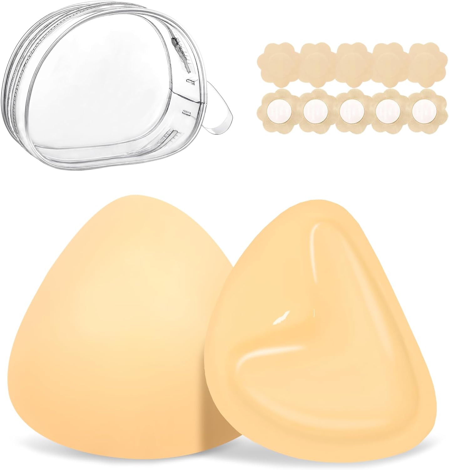 Double Sided Sticky Bra Ultra Boost Inserts Pads Reusable Push Up Lift Self Adhesive Bra Pads for Bikini V1258-DP02-C-1325