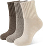 Womens Winter Boots Socks Warm Thick Gift for Women Thermal Full Cushioned Crew Socks 3 Pairs V1258-DP02-C-1326