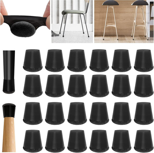 Silicone Chair Leg Floor Protectors Extra Small 24PCS - Furniture Felt Silicone Integrated Chair Foot V1258-DP02-C-1327
