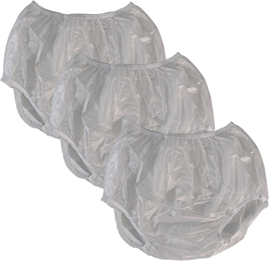 Adult Vinyl Waterproof Pull-On Diaper Cover Incontinence Pants - Oversized Underwear Protection with Added V1258-DP02-C-1334