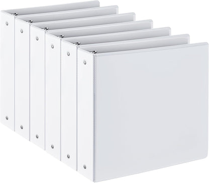 2-inch 3 Ring Binder with 2 Interior Pockets, Heavy Duty 2'' Binders Holds US Letter Size 8.5'' x 11'' Paper V1258-DP02-C-1342